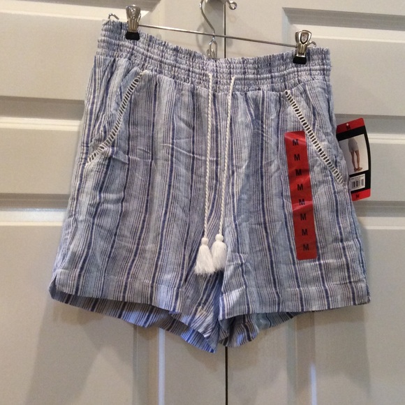 Briggs New York Pants - Women’s Briggs Blue Drawstring Shorts NWT